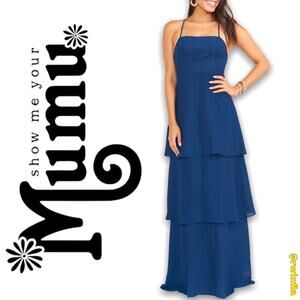 Show Me Your Mumu Wedding Calypso Ruffle Dress Bridesmaid Party Size XS NWT